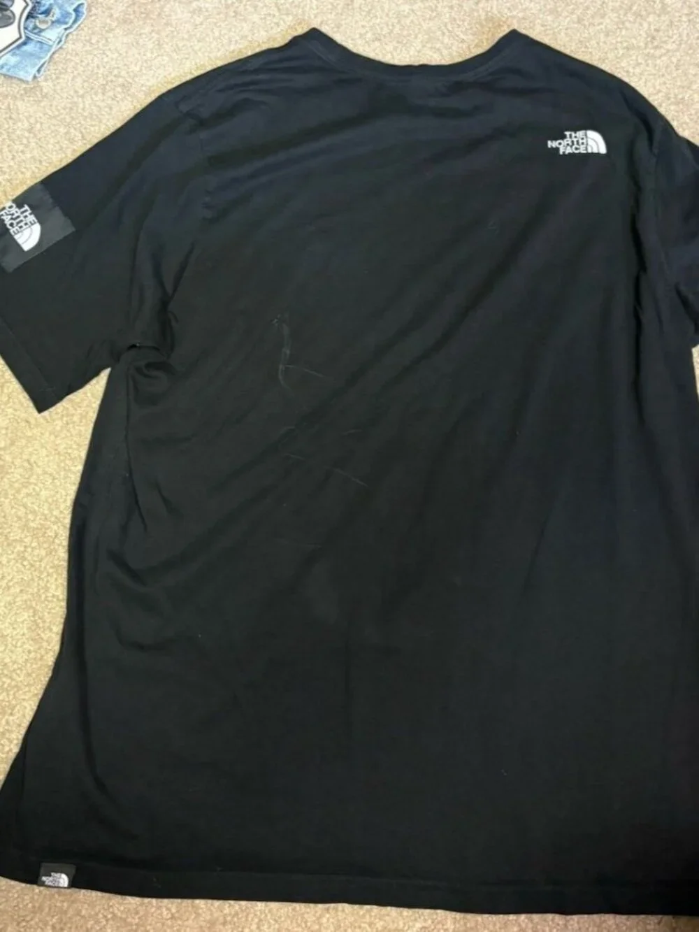 THE NORTH FACE Half Dome Logo T-Shirt Size Large Medium Black Outdoor Hiking